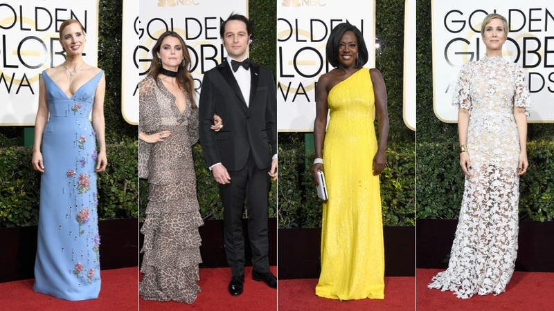 Illustration for article titled Here's Every Look from the 74th Annual Golden Globes Red Carpet. Awards Season Is Here!